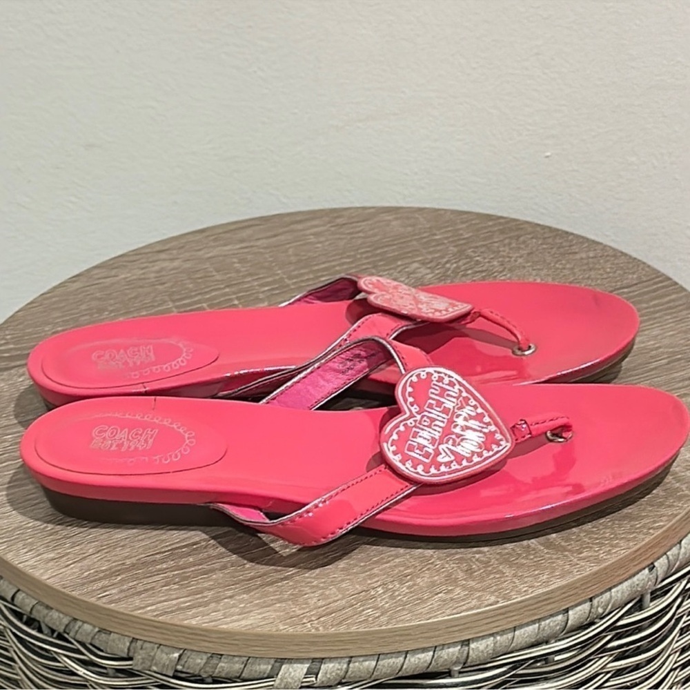 Coach Sophie Patent Sandals